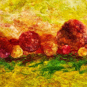 Autumn Trees by Ushma Sargeant Art