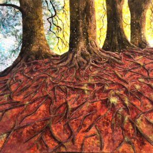Avebury Wishing Trees by Ushma Sargeant Art