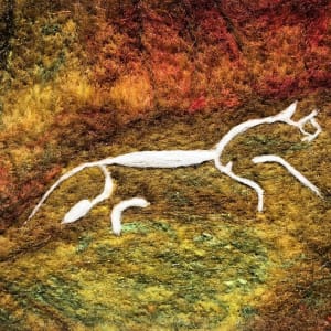 white horse bronze by Ushma Sargeant Art