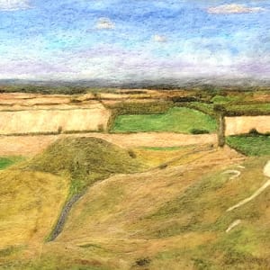 White Horse Hill by Ushma Sargeant Art