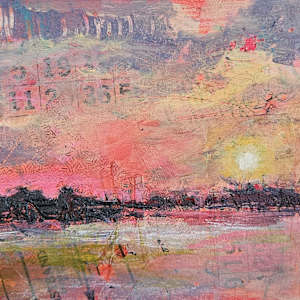 Magenta at Dusk by Laurie Huff