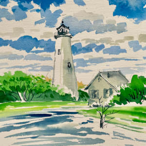 Ocracoke Island Lighthouse by Jim Walther