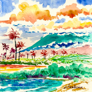 Looking Upcountry on Maui by Jim Walther
