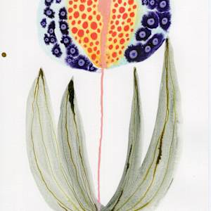Single Flower Botanical by kelly mccallum