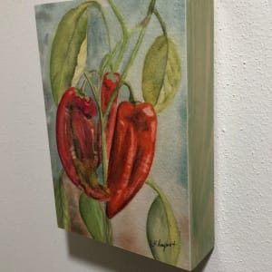Beaver Dam Peppers by Lisa Amport  Image: Mounted on 1.5 wood cradle