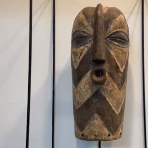 African Mask of Man by Art Dealer J. Ross