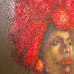 Gele Red by Michael Ikoyi