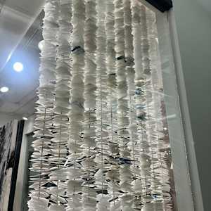 Encaustic Paper Curtain by Artvia Design 