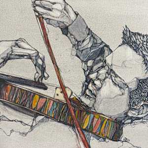 A Violinist by Young Kim