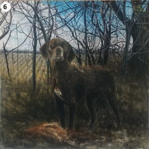 Good Girl, Daisy! by Richard Michael Delaney  Image: Painting process, step #6.