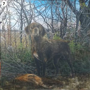 Good Girl, Daisy! by Richard Michael Delaney  Image: Painting process, step #7.
