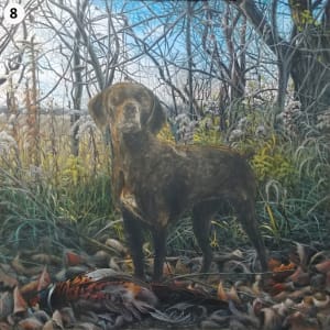 Good Girl, Daisy! by Richard Michael Delaney  Image: Painting process, step #8.