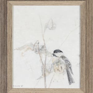 Chickadee #2 by Richard Michael Delaney  Image: In frame.