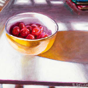 Yellow Bowl and Cherry Tomatoes by Richard Michael Delaney