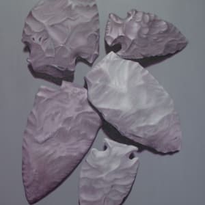 Flint Arrowheads by Richard Michael Delaney