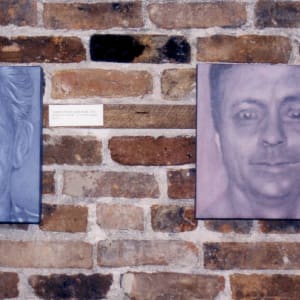 Fugitive Ronald Jacob Hope by Richard Michael Delaney  Image: Snapshot from solo show, "Fugitives," Lighthouse Festival Theatre, Port Dover, Ontario, 2003.  