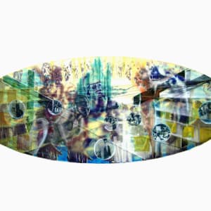 Jerusalem (2001-2006) by Nicholas Wyatt  Image: Jerusalem (2001-2006). Mixed media on Panel. 48 x 120 inches 
 (122 x 305 cm) by Nicholas Wyatt