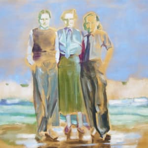 Three Women (2011) by Nicholas Wyatt  Image: Three Women (2011). Oil on Canvas 72 x 84 inches (185 x 213 cm) by Nicholas Wyatt