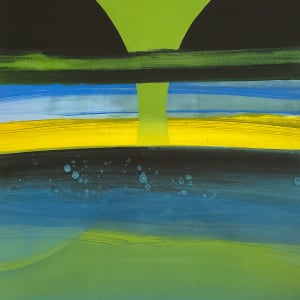 Celestial Landscape (digital gee-clay  print) by Donald Wass