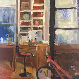 Studio With Bike by Ellen Parker Bibb