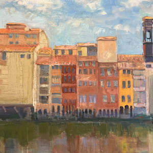 Accross the River Arno by Ellen Bibb
