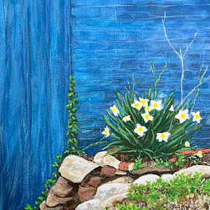 Blue Wall by Ann Nystrom Cottone
