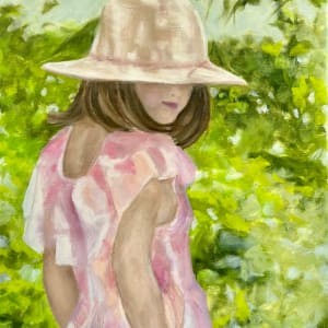 Girl in Summer Hat by Ann Nystrom Cottone