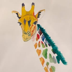 Colorful Giraffe by David  H. L. Blackman, Ph.D  Image: Colorful Giraffe