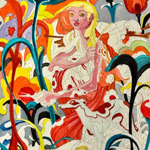 James Jean Color Study - Forager by David  H. L. Blackman, Ph. D. 