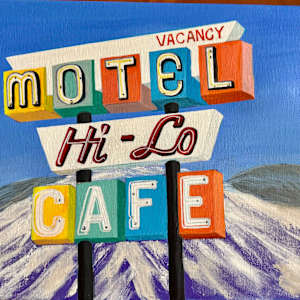 Hi-Lo Motel by David  H. L. Blackman, Ph. D.  Image: Hi-Lo Motel