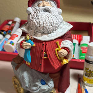 Santa with Toy Wagon by David  H. L. Blackman, Ph. D. 