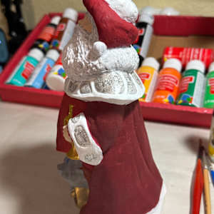 Santa with Toy Wagon by David  H. L. Blackman, Ph. D. 