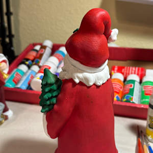 Santa with tree by David  H. L. Blackman, Ph. D. 