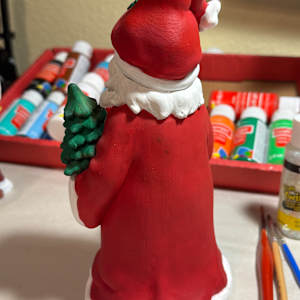 Santa with tree by David  H. L. Blackman, Ph. D. 