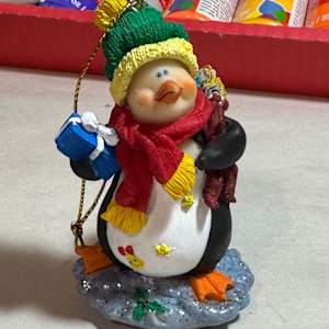 Penguin with Package by David  H. L. Blackman, Ph. D. 