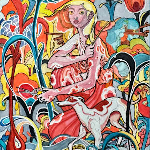 James Jean Color Study - Forager by David  H. L. Blackman, Ph. D. 