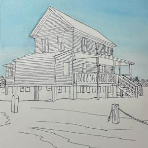 Old Seaside House by David  H. L. Blackman, Ph. D., Image 2.