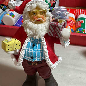 Santa with Glasses by David  H. L. Blackman, Ph. D. 