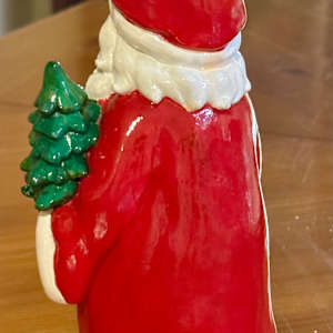 Santa with tree by David  H. L. Blackman, Ph. D. 