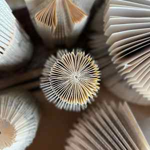 Recycled Book Ornaments by Kristy Collette 