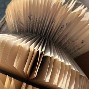 Recycled Book Ornaments by Kristy Collette 