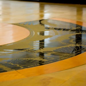 Stone Floor Inlay by Malcolm McGreggor 