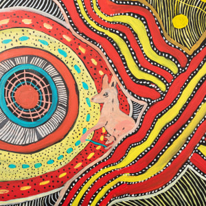 Pulkartu Dreaming by John Prince Siddon  Image: Photograph by Dan McCabe