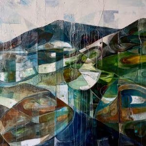 Abstracted Landscape: Autumn in the Hills by Jo York