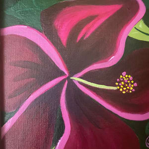 Tropical flower by Julie Kay Midyett