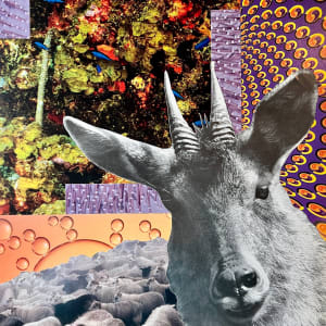 Psychedelic Goats & Other Horned Creatures No. 10 by Brad Terhune