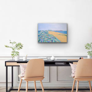 Towards Hengistbury Head by Miranda Pender 