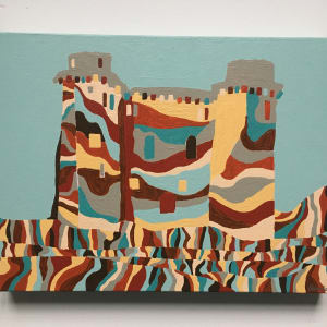 Nunney Castle by Miranda Pender 