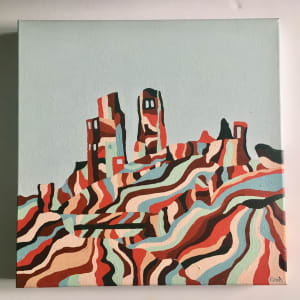 Corfe Castle by Miranda Pender 