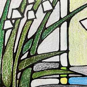 Spring Snowflakes by Miranda Pender 